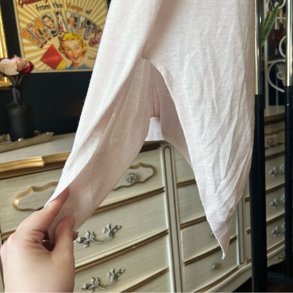 Brochu Walker Pale Pink Merino Wool Sweater Long Sleeve Small - Picture 8 of 11